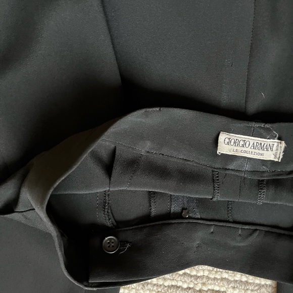 GIORGIO ARMANI Black Slacks - Picture 10 of 10